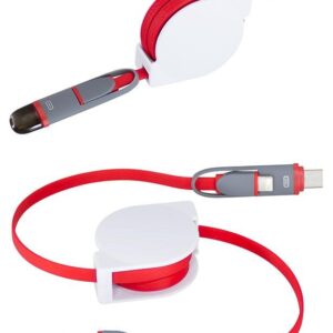 Connect Multicargador Retráctil