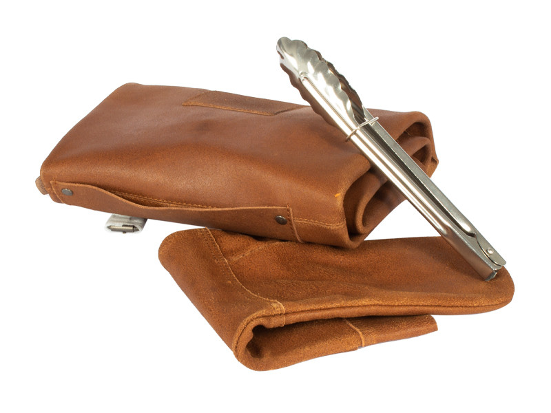 Set Asador de Cuero de Búfalo