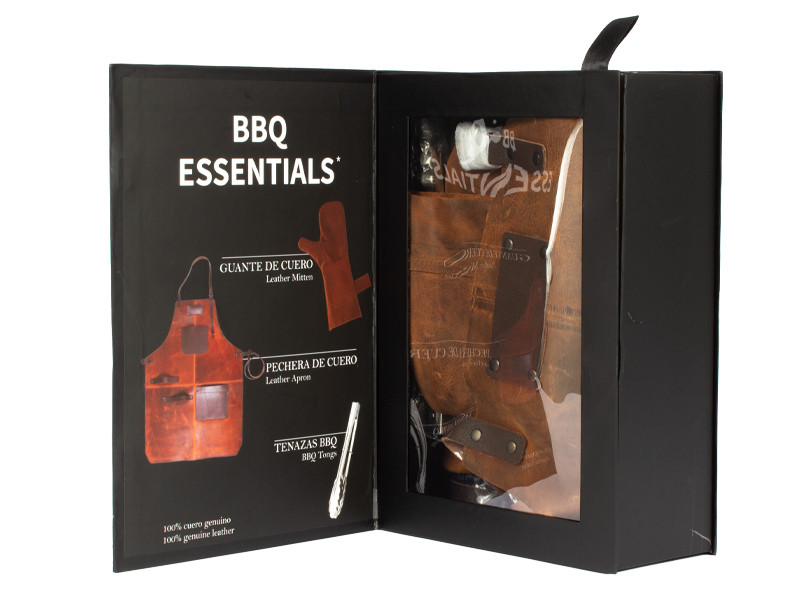 Set Asador de Cuero de Búfalo