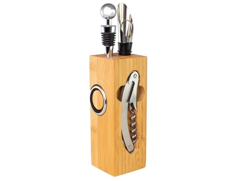 Set de Vino de Bamboo