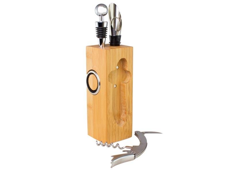 Set de Vino de Bamboo