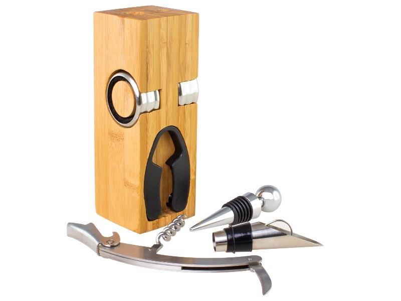 Set de Vino de Bamboo