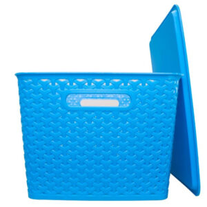 Canasto Plástico 24 lt con Tapa