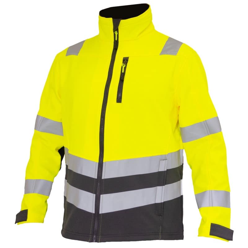 CHAQUETA SOFTSHELL ALTA VISIBILIDAD HOMBRE CLASE 2 - Imagen 3