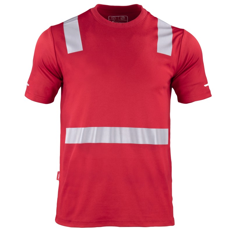 polera con cinta reflectiva