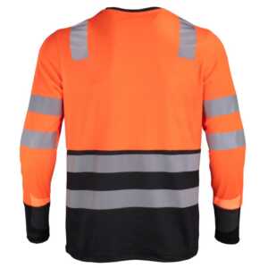POLERA HIBRIDA HI VIS BI COLOR