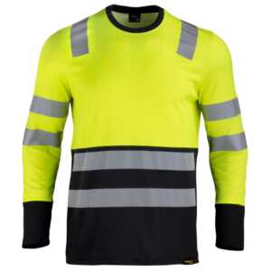 POLERA HIBRIDA HI VIS BI COLOR