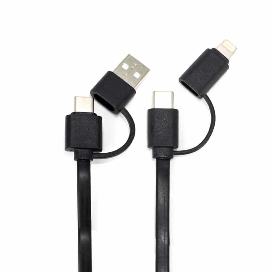 Conector Multicargador plástico ABS retráctil 4 en 1 - Imagen 4