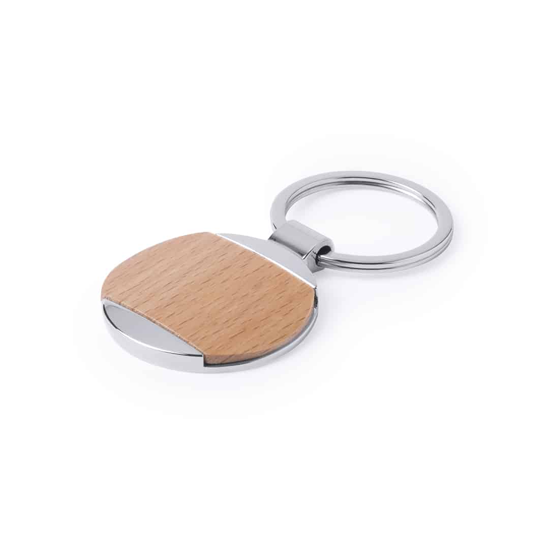 Llavero Metal Madera - Imagen 2